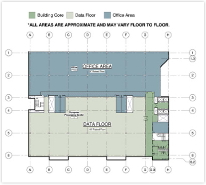 Thornton Colorado Data Center Floorplan